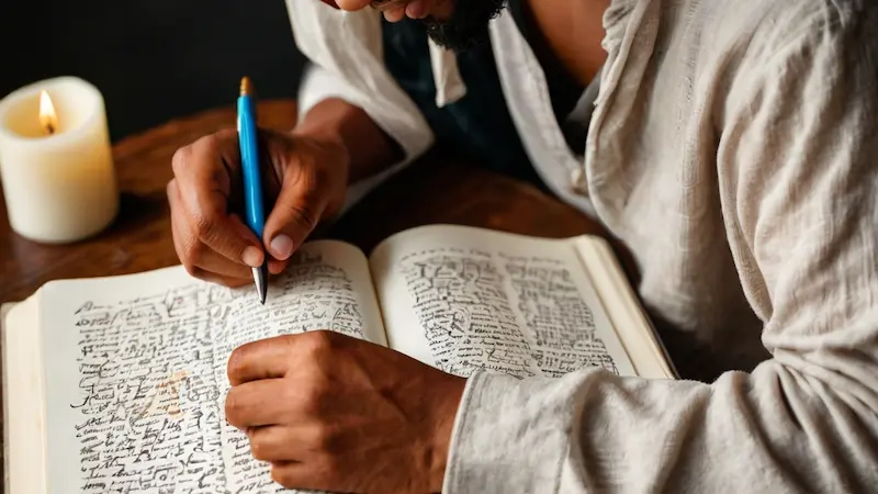 Christian journaling prayers during a fast