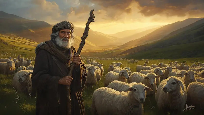 The Lord is our Shepherd guiding us through struggles.