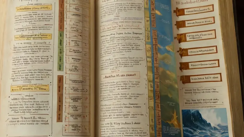 Timeline of different types of fasting in the Bible
