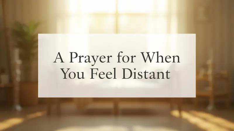 Text graphic of a heartfelt prayer for marital connection