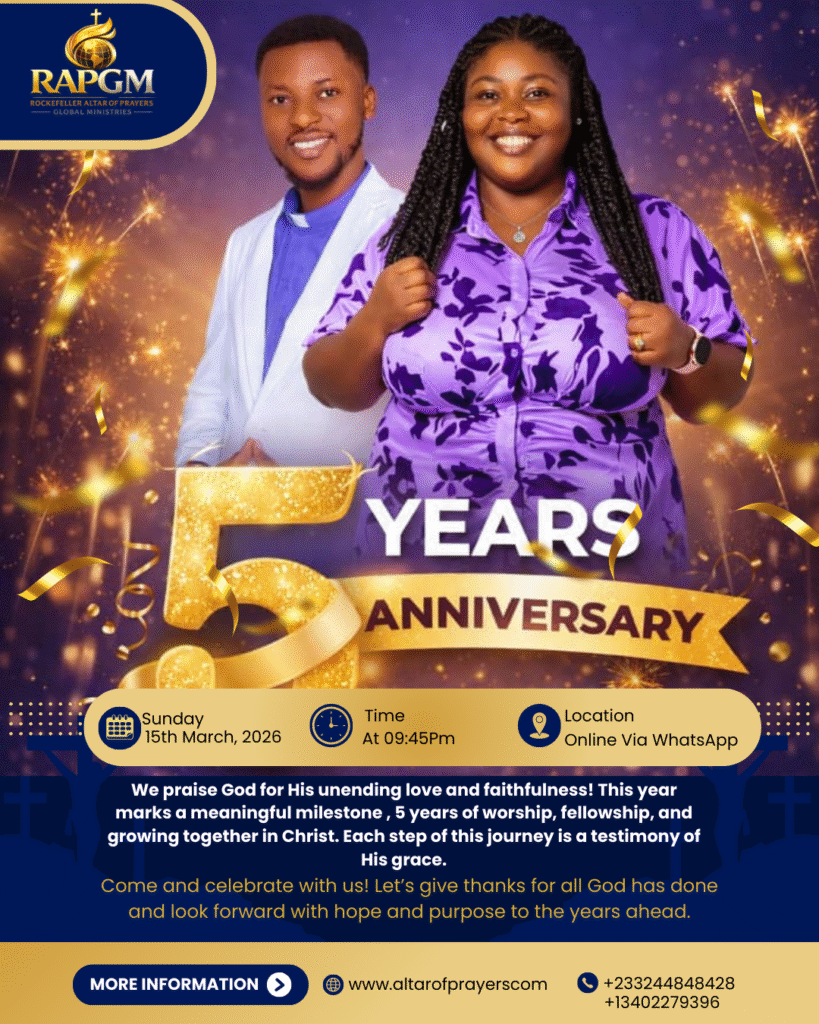 Celebrating 5 Years of Prayer and Kingdom Impact | Rockefeller Altar Of Prayers