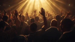 pastor teaching Bible in spirit filled church