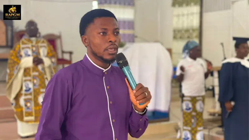 Christian minister preaching during prophetic ministry training