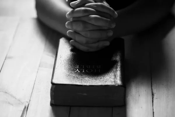Prayer time at sunrise—reconnecting with God”