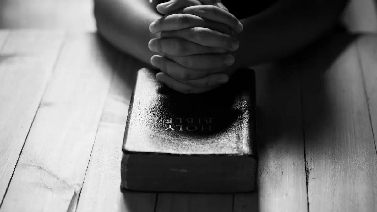 Prayer time at sunrise—reconnecting with God”