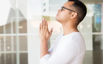 “Finding peace through prayer in quiet reflection.”