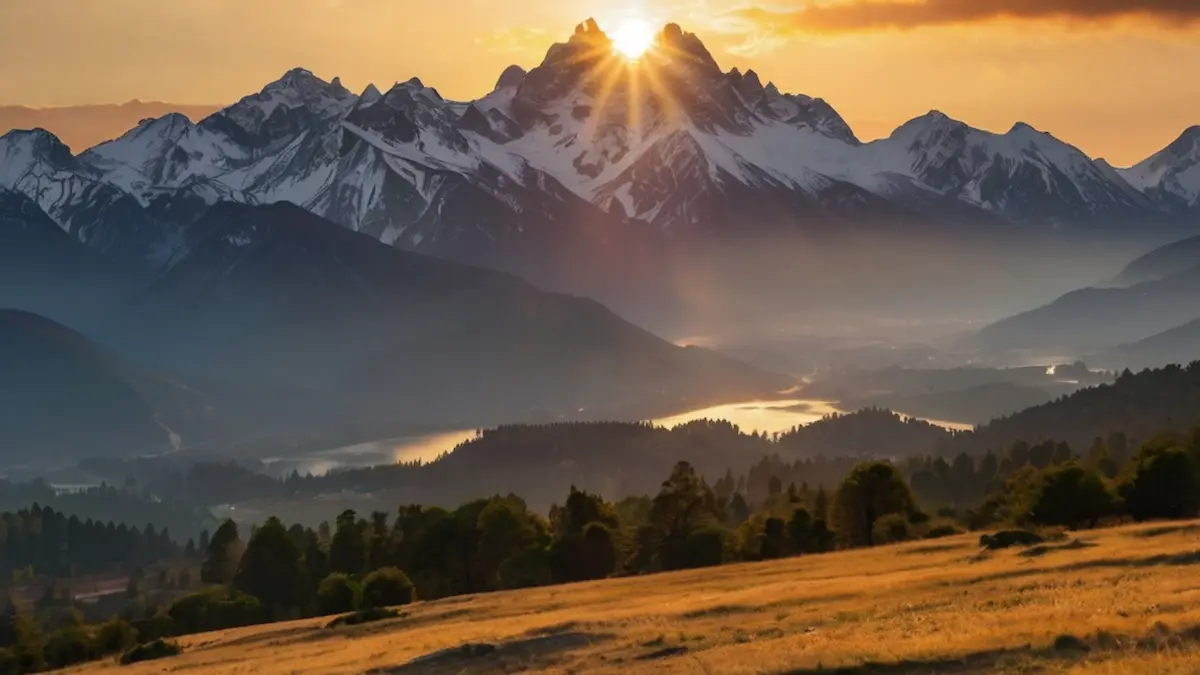 Sunrise over mountains symbolizing hope and God’s promises.