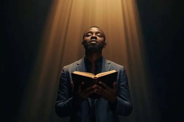 Christian reflecting on spiritual growth and relationship with God