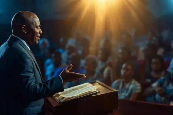 spirit filled church worship experience with congregation