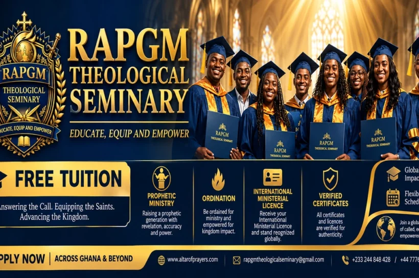 RAPGM Theological Seminary free tution ministerial training